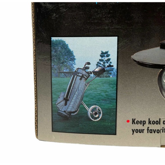 NEW Spalding Kool Cool Keeper Golf Beverage Can Cooler Score Card Holder Vintage - Picture 2 of 7